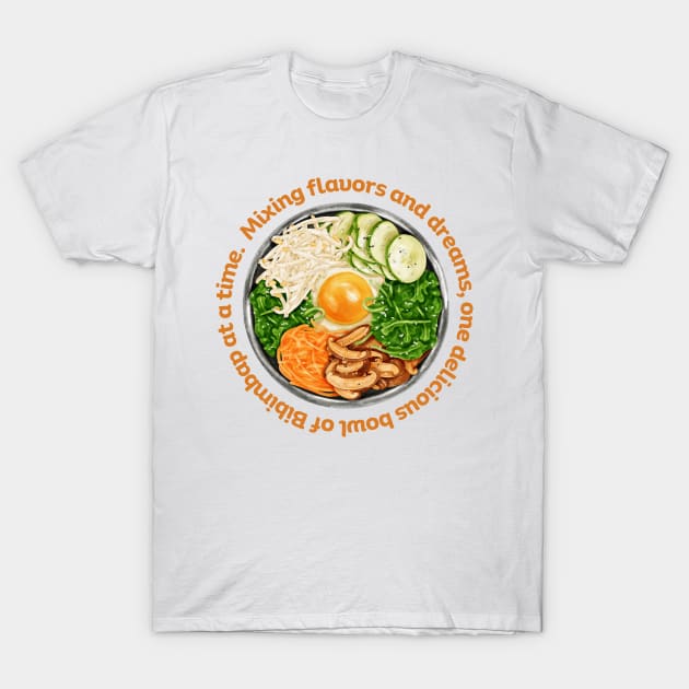 Delicious bowl of Bibimbap T-Shirt by shopfindingbeni